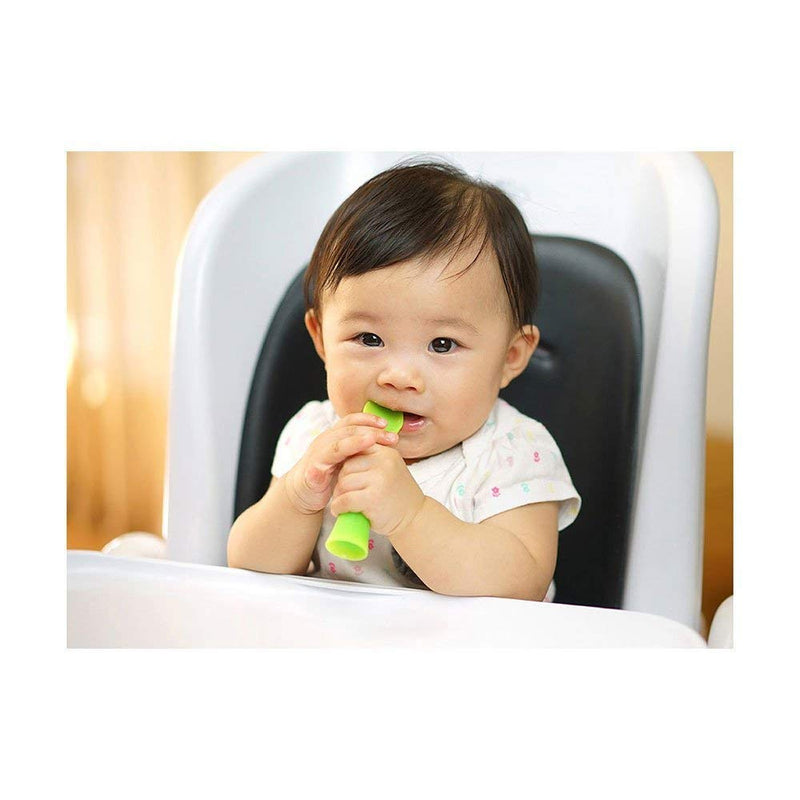 Olababy 100% Silicone Soft-Tip Training Spoon for Baby Led Weaning 2pack Training Spoon Set - LeoForward Australia