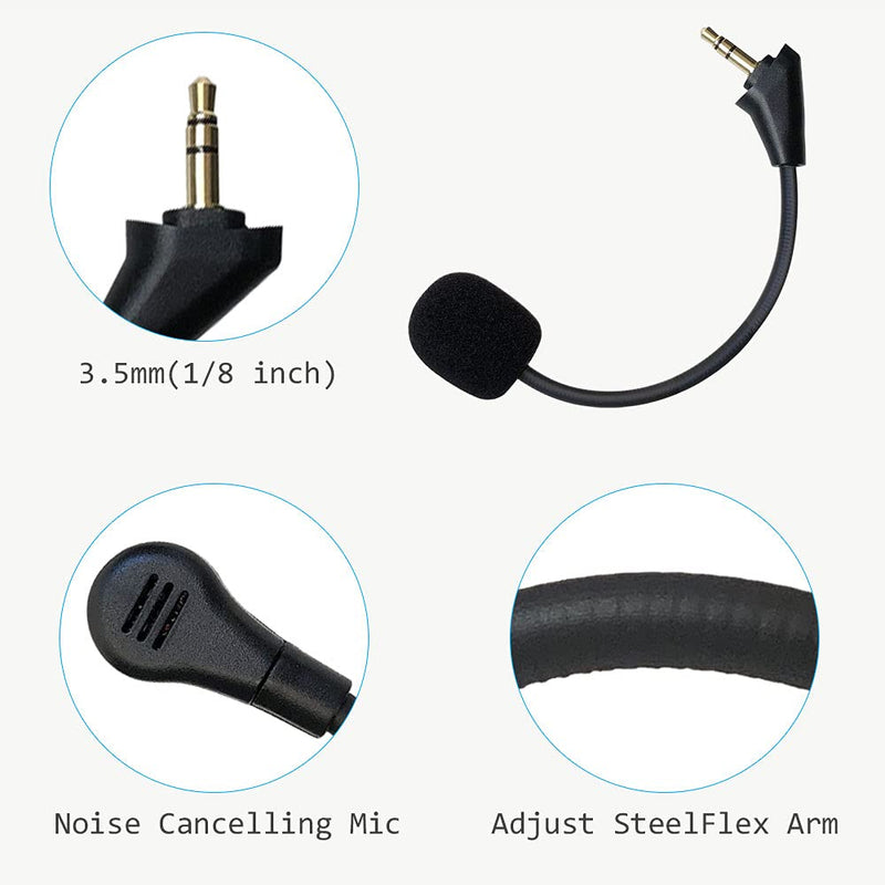  [AUSTRALIA] - MJKOR Microphone Compatible with Kingston HyperX Cloud Alpha Gaming Headsets