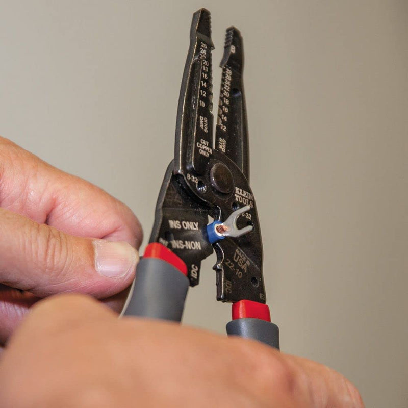  [AUSTRALIA] - Klein Tools 1019 Klein Kurve Wire Stripper / Crimper / Cutter for B and IDC Connectors, Terminals, More