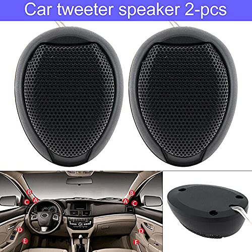  [AUSTRALIA] - 1 Pair Car Tweeter,MoreChioce 12V 1000W Automotive Stereo Audio Tweeters 4 ohms Super High Frequency 98dB Loudspeaker Stereo Tweeters for Most Cars