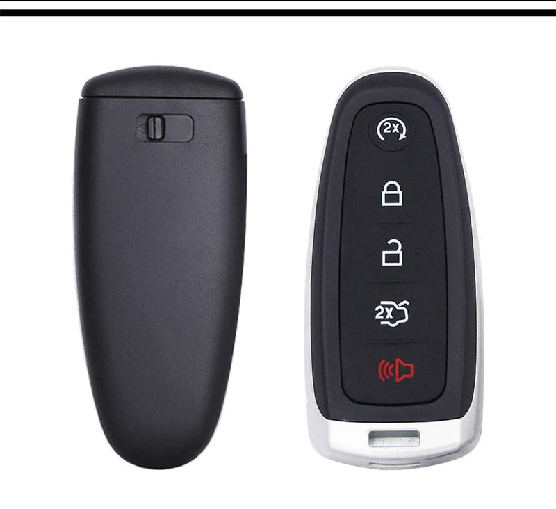  [AUSTRALIA] - Ford Replacement Key Fob Shell Case Cover Smart Keyless Entry Remote Blank Key Fit for Ford Edge Escape Explorer Focus Flex Taurus Fusion Lincoln MKS MKT MKX