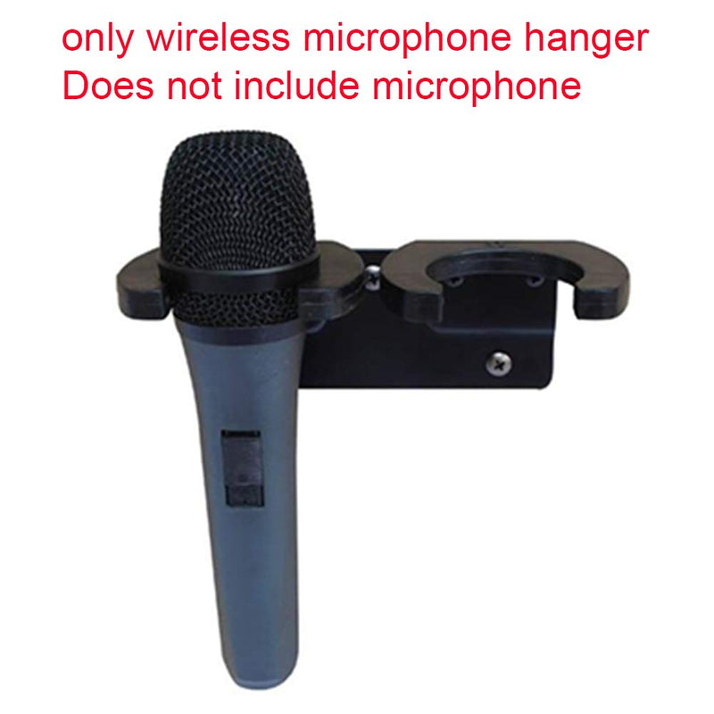  [AUSTRALIA] - ZSooner Microphone Stand, Wireless Microphone Double Hook Hanger Holder