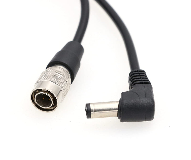  [AUSTRALIA] - ZBLZGP Right Angle 2.5 DC to Hirose 4 Pin Male Power Cable for Zoom F8 / Zoom F4 / Sound Devices / Blackmagic Straight Cable