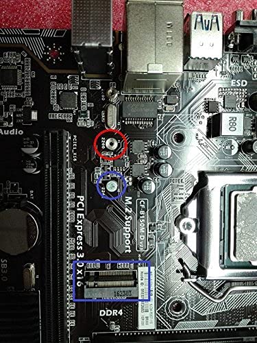  [AUSTRALIA] - Michaelia M.2 Standoff and Screw for M.2 Drives,Asus Motherboard M.2 Screw + Hex Nut Stand Off Spacer(3 Sets)+1 pcs Screwdriver