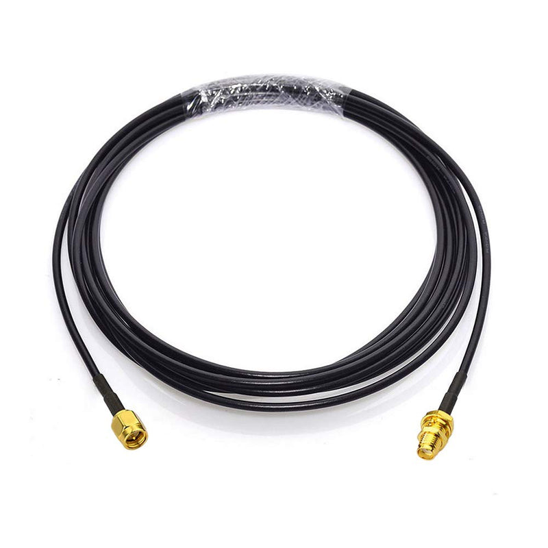 Bingfu SMA Male to SMA Female Bulkhead Mount RG174 Antenna Extension Cable 3m 10 feet Compatible with 4G LTE Router Gateway Mobile Cellular RTL SDR Dongle Receiver 3m / 10 feet - LeoForward Australia