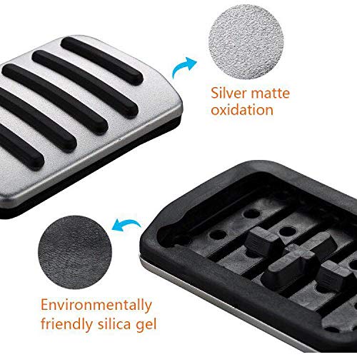  [AUSTRALIA] - TOPlight Model 3 Pedals Set Non-Slip Performance Foot Pedal Pads Covers Anti-Slip Accelerator Foot Pedals Aluminum Car Replacement for Model 3 (Model 3 Brake & Accelerator Pedal)