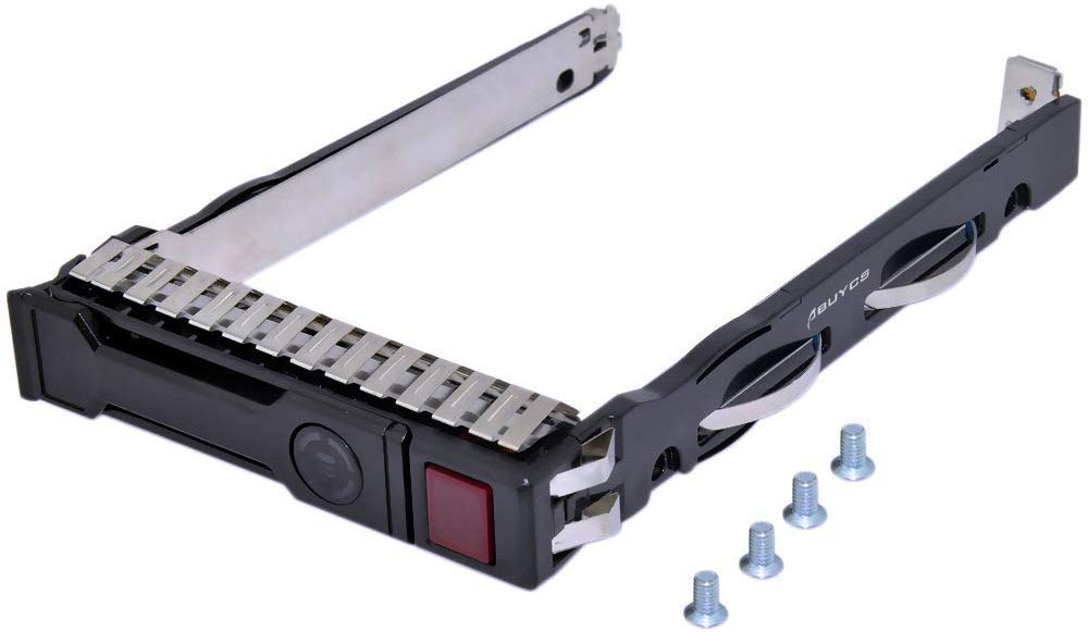  [AUSTRALIA] - Abuycs 2.5 SFF SAS SATA HDD SSD Hard Drive Carrier Tray Caddy for 2.5" HP Proliant Gen8 G8 Gen9 G9 651687-001 651699-001 DL560 DL388 DL385 DL380p DL360p DL180 DL160 ML310 ML110 ML350 SL250S SL230S