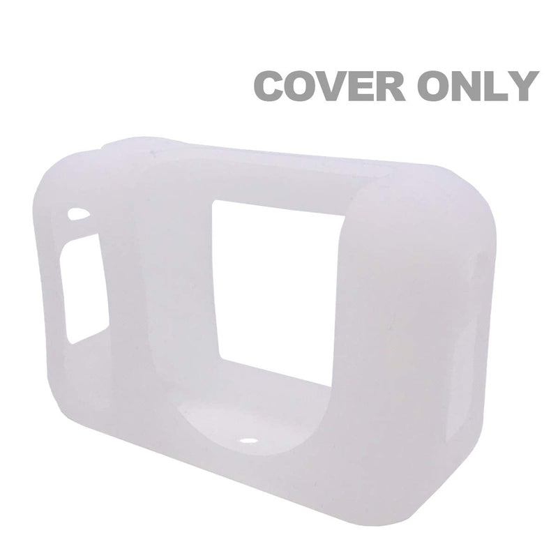  [AUSTRALIA] - JCHPINE Silicone Cover Case for VTech KidiZoom Creator Cam Video Camera, Protective Skin Sleeve Shell for Vtech Kidizoom Studio Video Camera (Cover Only) (White) White