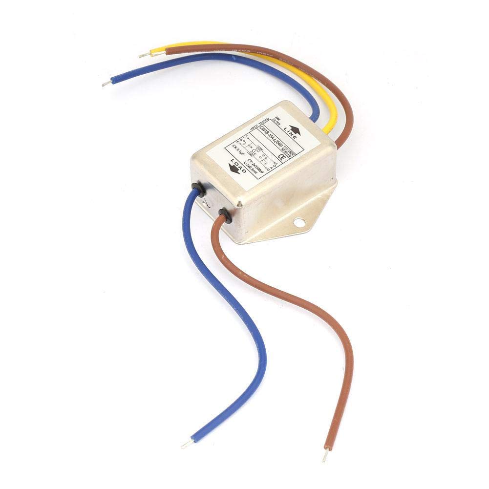  [AUSTRALIA] - Line Filter Single Phase Filter EMI Power Filter Electromagnetic Interference Filter CW1B-10A-L 125/250V