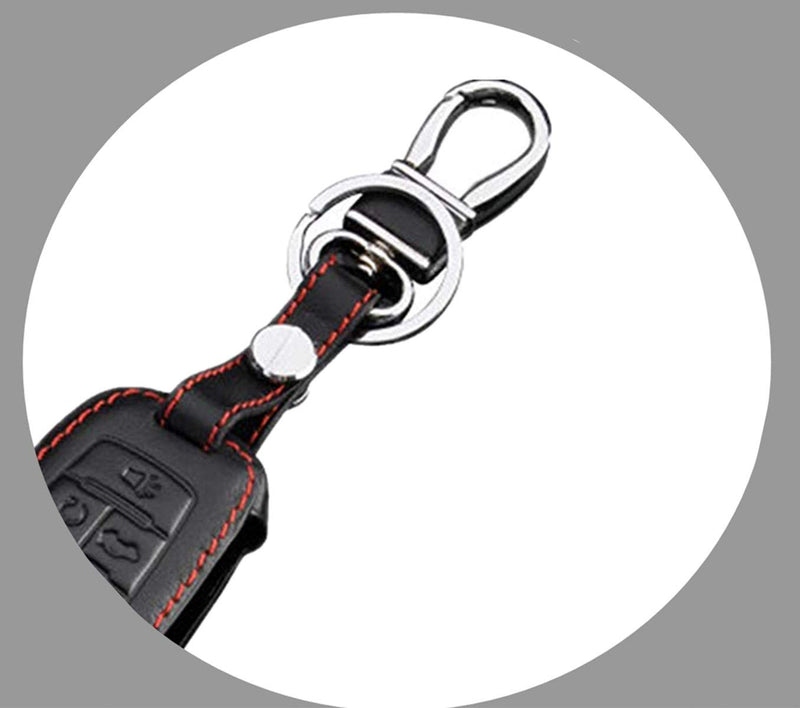  [AUSTRALIA] - KAWIHEN Leather Smart Remote Key Fob Case Holder Cover For Chevrolet Camaro Cruze Equinox Impala Malibu SS Sonic GMC Terrain Buick Encore LaCrosse Regal Verano OHT01060512