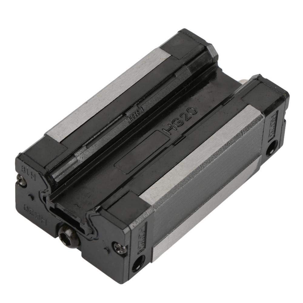  [AUSTRALIA] - Walfront Open Linear Ball Bearing Slide Block Carriage Slider for Rail Guide CNC, HGH20CA, 20mm, Slider