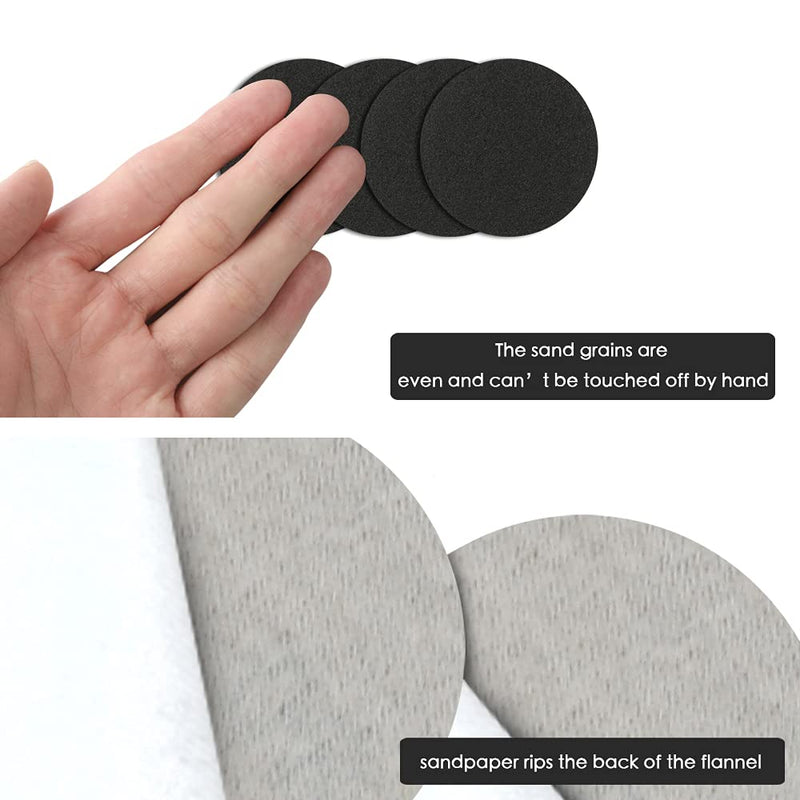  [AUSTRALIA] - YTkavq 100pcs 2 inch Sanding Disc Hook and Loop, 180 Grit Wet Dry Silicon Carbide Sandpaper 180#