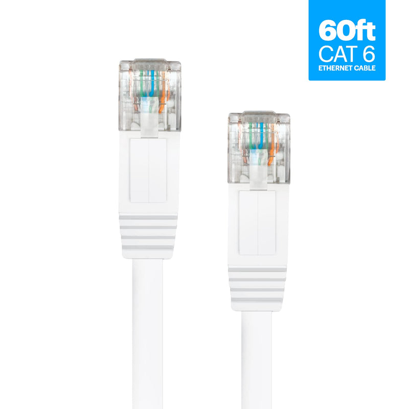  [AUSTRALIA] - Amcrest Cat6e Cable 60ft Ethernet Cable Internet High Speed Network Cable for PoE Security Cameras, Smart TV, PS4, Xbox One, Router, Laptop, Computer, Home (2PACK-CAT6ECABLE60)