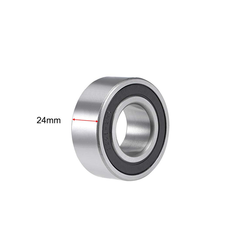  [AUSTRALIA] - uxcell 3206-2RS Angular Contact Ball Bearing 30x62x24mm Sealed Bearings 5206-2RS 2pcs