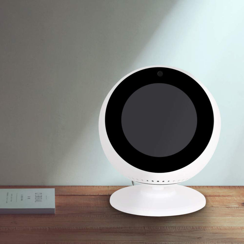  [AUSTRALIA] - AILITOP Adjustable Stand for Echo Spot - 360 Degree Rotation Smart Speaker Holder (White) White