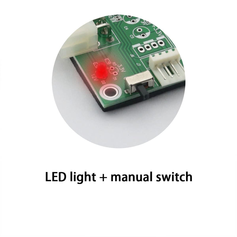  [AUSTRALIA] - DGHAOP 24 Pin Power Synchronous Starter with Manual Switch Dual PSU Jumper Multiple Power Supply Adapter