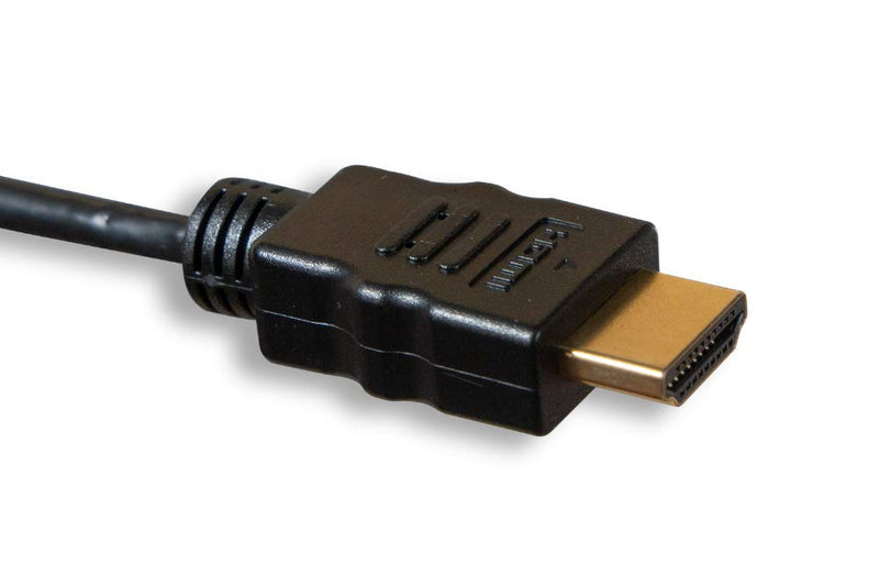 Cablelera Micro HDMI to HDMI 34AWG 1', Black Color (ZC95B1MM-01) 1ft - LeoForward Australia