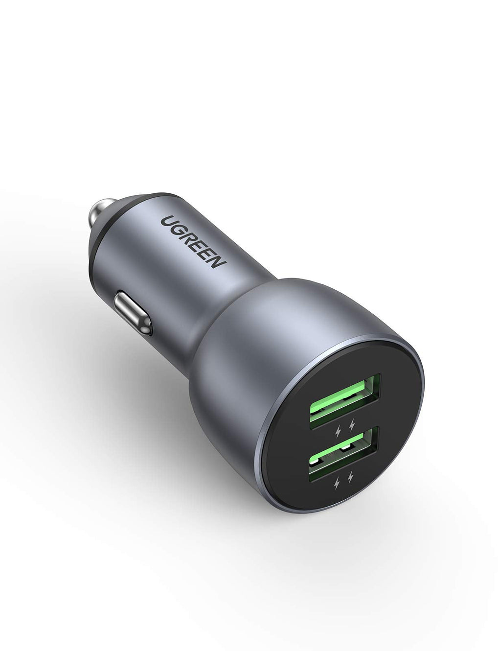  [AUSTRALIA] - UGREEN USB Car Charger Adapter 36W - Dual USB Car Charger Fast Charging, Cigarette Lighter Adapter Compatible with iPhone 14/13/12/11/SE/XR/X/XS, Galaxy S22/S21/S20/S10/Note 20, Pixel 5/4/3