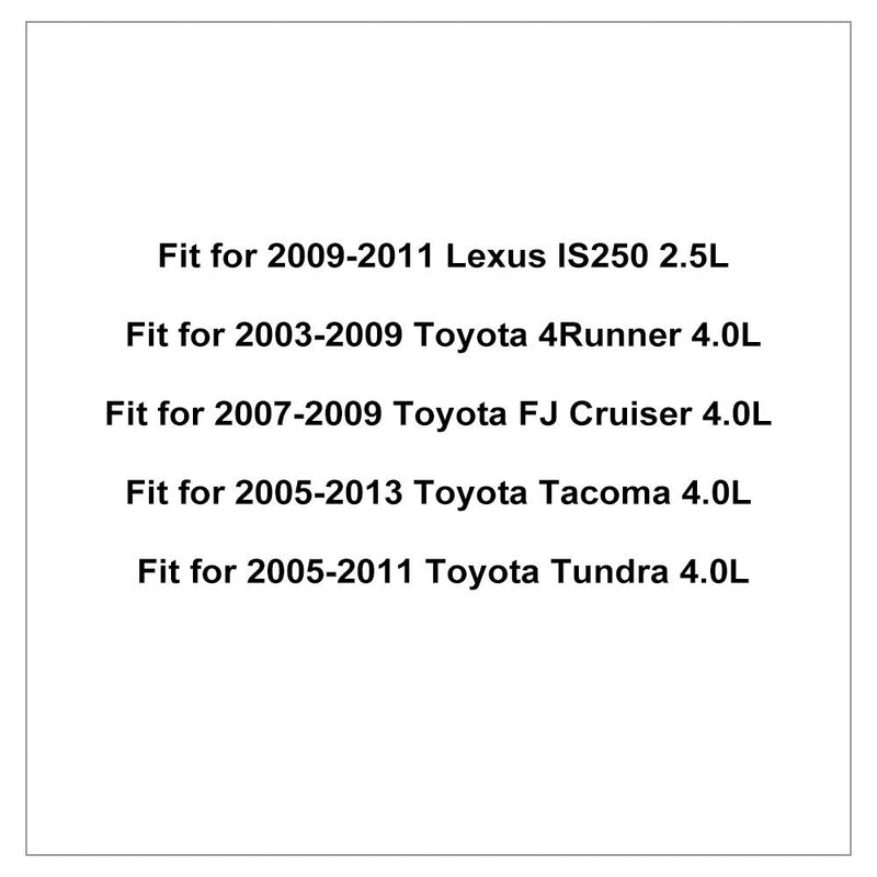 SCITOO Exhaust Variable Valve Timing Solenoids For Lexus IS250 2009-2011,for Toyota 4Runner 2003-2009,for Toyota FJ Cruiser 2007-2009,for Toyota Tacoma 2005-2013,for Toyota Tundra 2005-2011 - LeoForward Australia