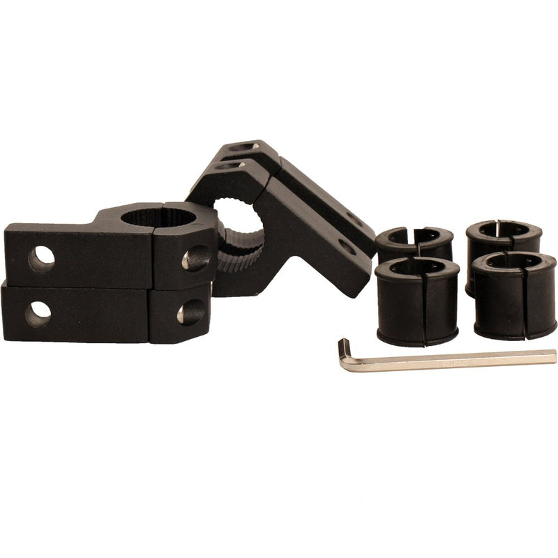  [AUSTRALIA] - House Tuning 4pcs 3/4 inch Light Mount Bracket for 0.75" Tube Clamp 19mm Roll bar Clamp Brackets (Include 4 Clamp) 0.75"-Clamp Kit