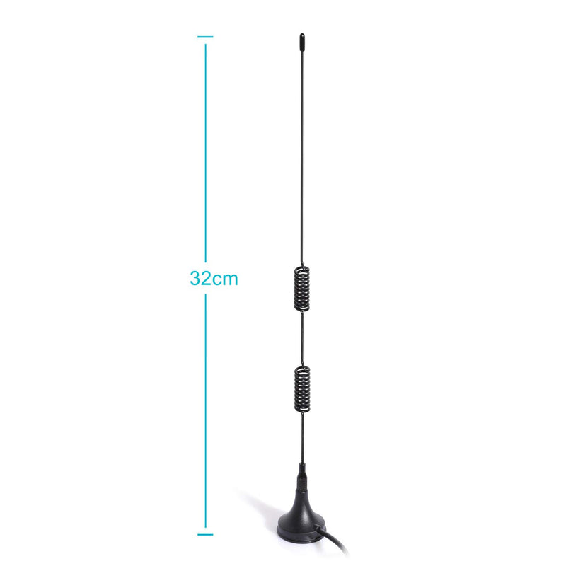 Bingfu Dual Band VHF UHF 136-174MHz 400-470MHz Ham Radio Antenna Handheld Two Way Radio Magnetic Base SMA Female Antenna for Kenwood Wouxun BaoFeng BF-F8HP UV-5R UV-82 BF-888S Ham Radio Walkie Talkie - LeoForward Australia