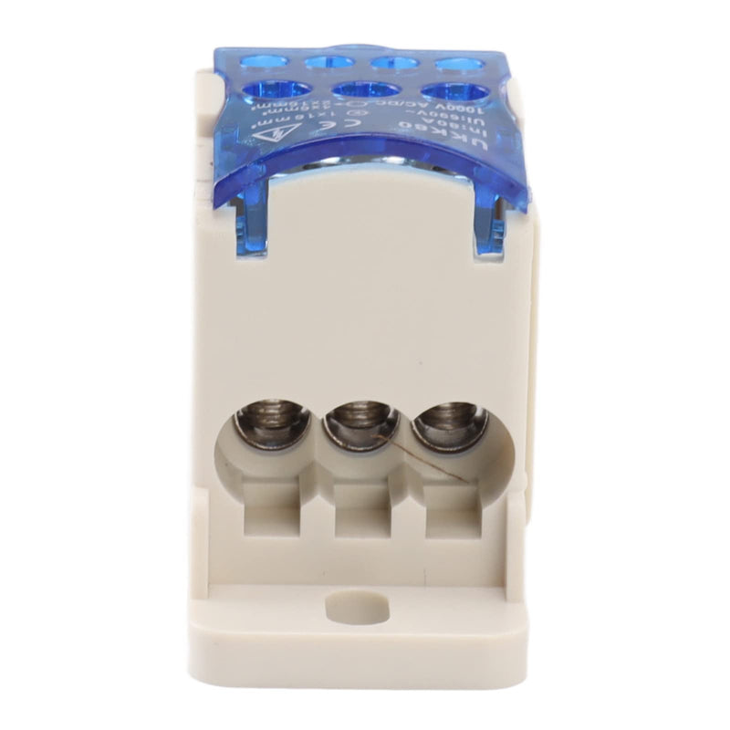  [AUSTRALIA] - Power Junction Box DIN Rail Electrical Terminal Block Connector Distribution Box AC DC1000V (80A) 80A