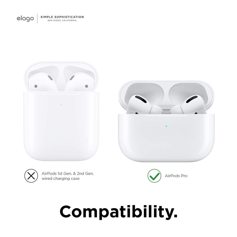  [AUSTRALIA] - elago [6 Pairs] AirPods Pro Ear Tips with Integrated Earbuds Cover Designed for Apple AirPods Pro, Fit in The Case, Anti-Slip, [3 Sizes: Large + Medium + Small] [US Patent Registered] (Dark Grey) Dark Grey