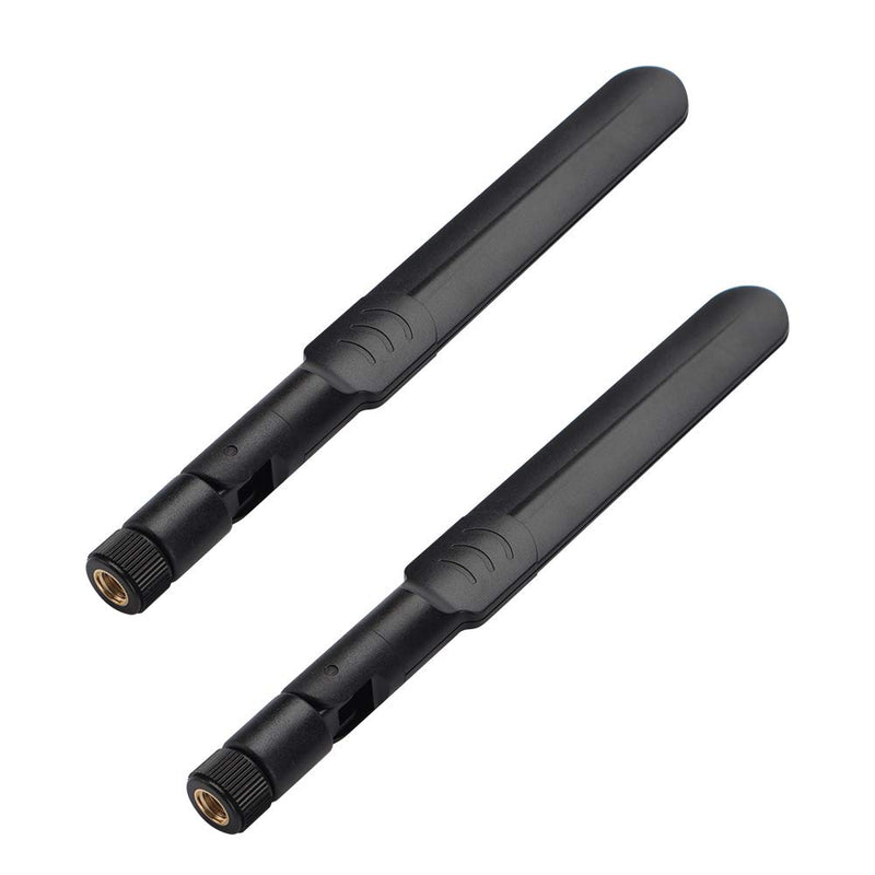 2 x 8dBi 2.4GHz 5GHz 5.8GHz Dual Band WiFi RP-SMA Male Antenna+2 x 35CM U.FL/IPEX to RP SMA Female Pigtail Cable for Mini PCIe Card Wireless Routers PC Repeater Desktop FPV UAV Drone PS4 Build - LeoForward Australia