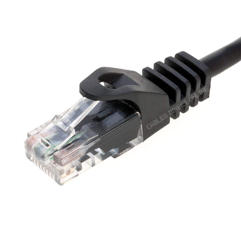  [AUSTRALIA] - Cables Direct Online Black 100ft Cat6 Ethernet Network Cable RJ45 Internet Modem Patch Cord