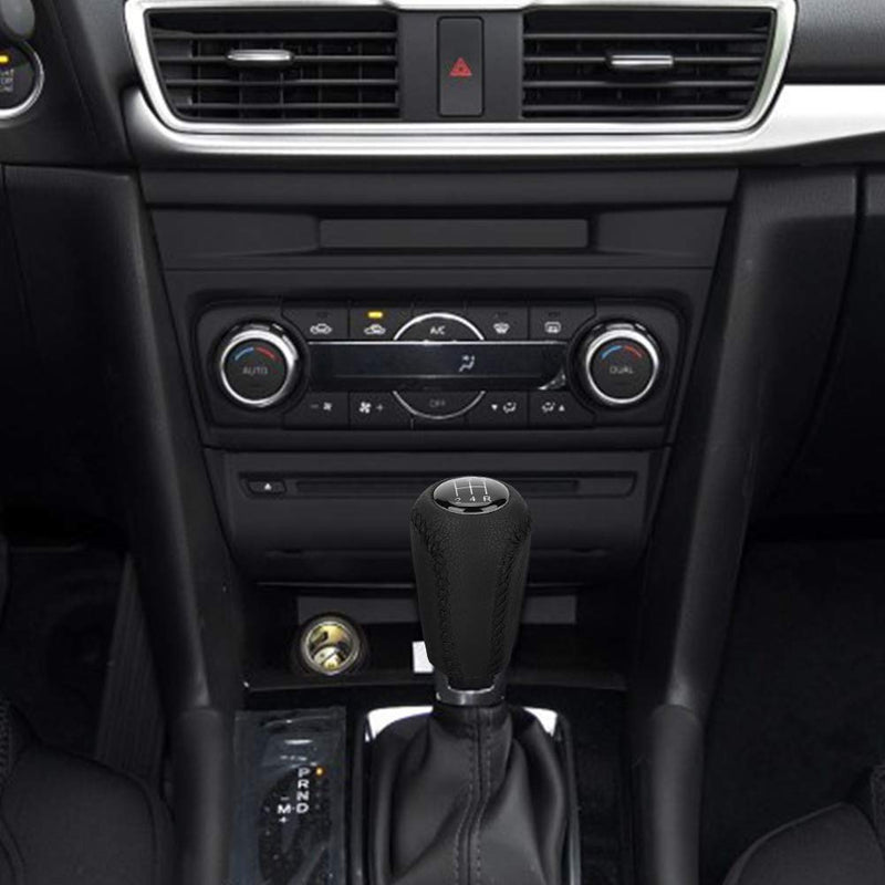  [AUSTRALIA] - Fydun 5 Speed&6 Speed Gear Shift Handle Automatic Gear Stick Shift Knob Head for Mazda 3 BK BL 5 CR CW 6 II GH CX-7 ER NC III MX-5 2005-2011(5 speed)