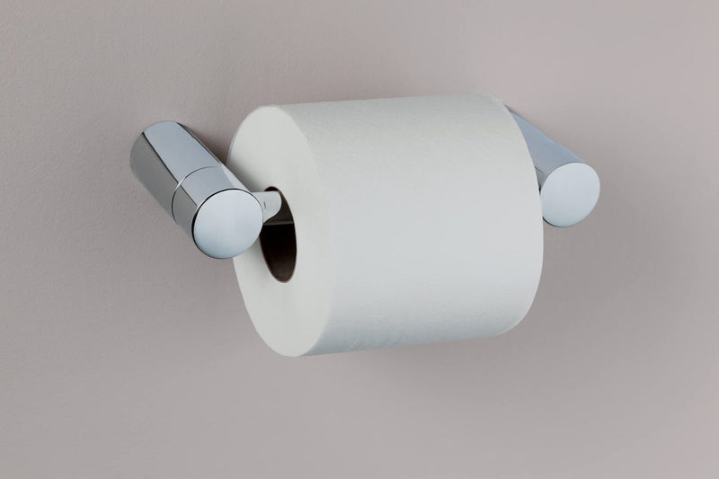 Moen CSI Align Modern Double Post Wall Mount Pivoting Toilet Paper Holder, Standard, Chrome - LeoForward Australia