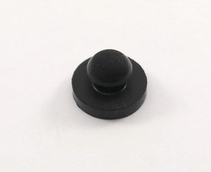  [AUSTRALIA] - Rubber Push-in Ridged Stem Bumper 9/16" Diameter fits 1/4" Hole in 1/8" Thick Material (12)