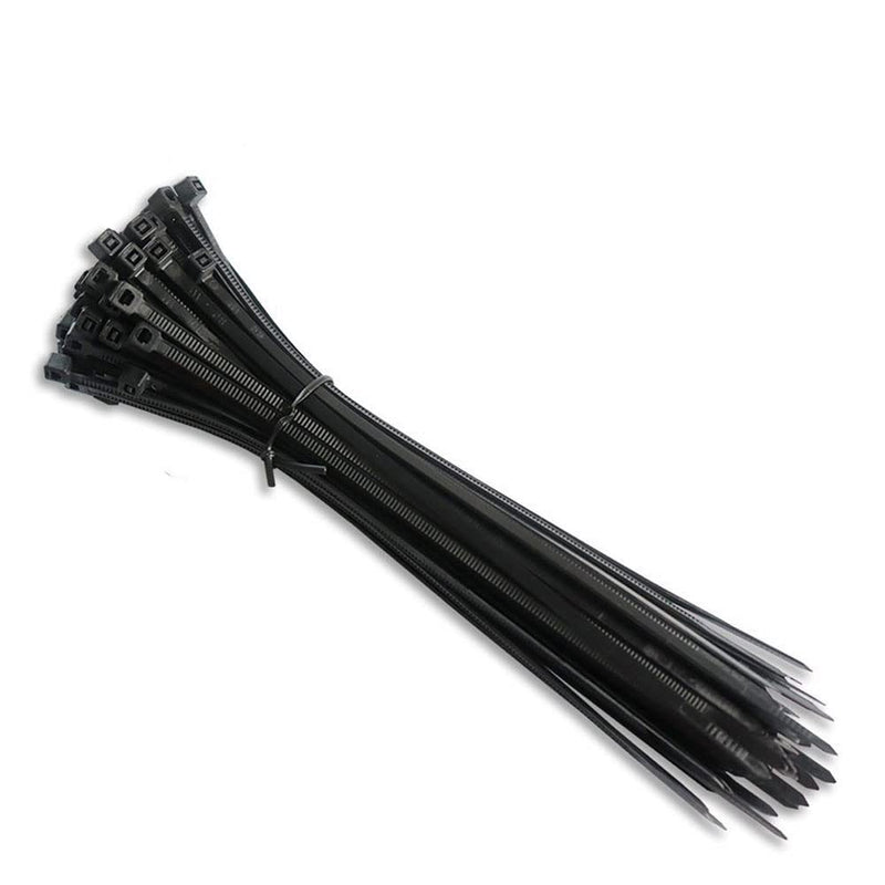  [AUSTRALIA] - Nylon Tie Wraps Wire Cable Zip Ties 2mm x 145mm Wire Cable Fastener Black 500 Pcs