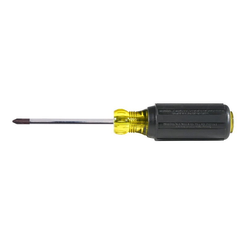  [AUSTRALIA] - Klein Tools 603-3 #1 Phillips Head Screwdriver with 3-Inch Round Shank and Cushion Grip Handle