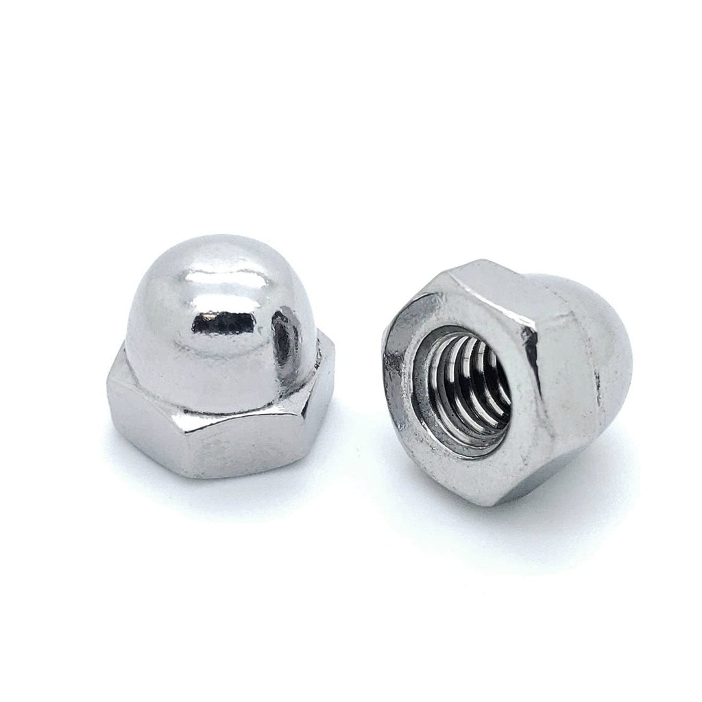  [AUSTRALIA] - 25 Qty #8-32 Stainless Steel Acorn Hex Cap Nuts (BCP590)