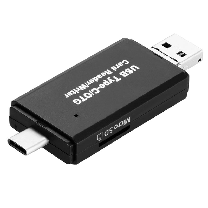 USB Type C OTG Adapter Memory Card Reader Compatible Samsung Galaxy S21 S20 FE 5G S10 S9 Plus Note 20 10 A20s A30s A31 A32 A51 A52 A60 A70 A71 A72 Tab S7+ S7 S6 Lite S5e Tab A7 10.4 2020 / A 10.1 2019 - LeoForward Australia