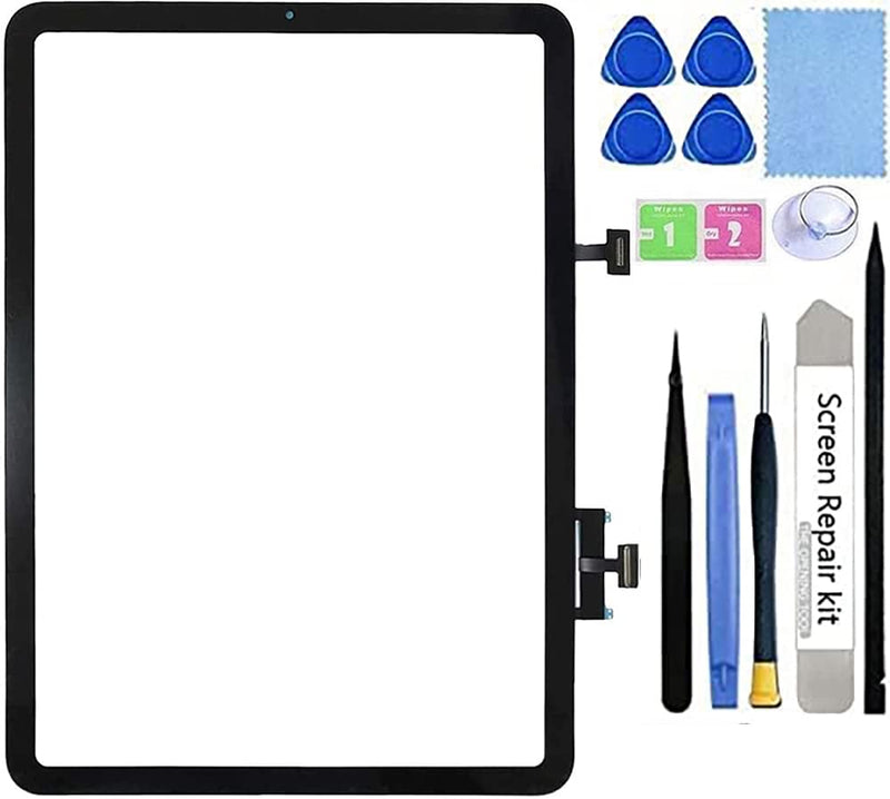  [AUSTRALIA] - Touch Screen Digitizer Replacement for iPad Air 4 4th Gen 2020 10.9 inch A2316 A2324 A2072 A232 Front Glass Assembly(Not LCD) with Adhesive,Tools Kit