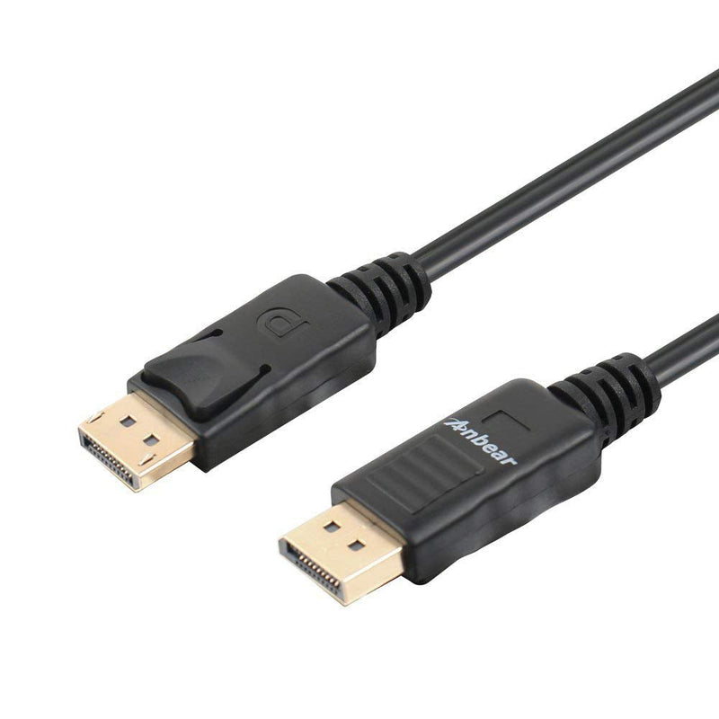  [AUSTRALIA] - Anbear DisplayPort to Displayport Cable 10 Feet, Gold Plated Display Port to Display Port Cable 4K@60HZ Resolution(Male to Male) for DisplayPort Enabled Desktops and Laptops (10 FT) 10 FT