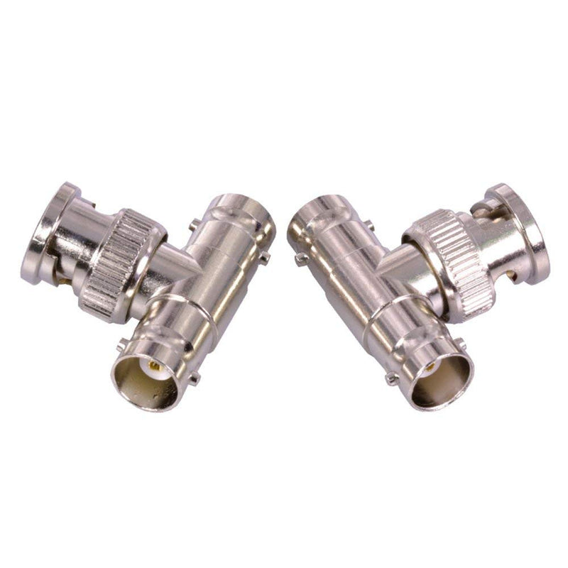  [AUSTRALIA] - BeElion 20-Pack BNC Male/Female to Male/Female Straight/T-Shape Connectors Kit, 5PCS M/M 10PCS F/F 5PCS 1M/2F BNC Coaxial Coupler Adapter Connectors for CCTV Camera Survelliance System