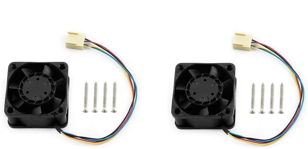  [AUSTRALIA] - 2 Pack Dedicated DC 5V Cooling Fan Compatible with NVIDIA Jetson Nano Developer Kit and B01 Version PWM Speed Adjustment Strong Cooling Air Fan 40mm×40mm×20mm with 4PIN Reverse-Proof Connector