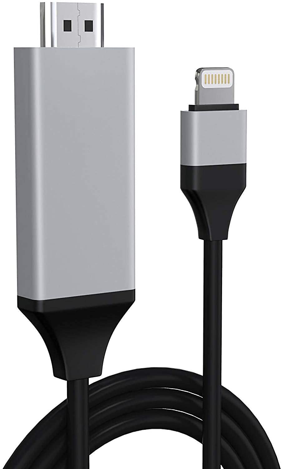  [AUSTRALIA] - [Apple MFi Certified] Lightning to HDMI Adapter Cable, 1080P Digital AV Sync Screen Connector HDTV Cable Adapter Compatible with iPhone, iPad, iPod on TV/Monitor/Projector-NO Need Power Supply-6.6FT