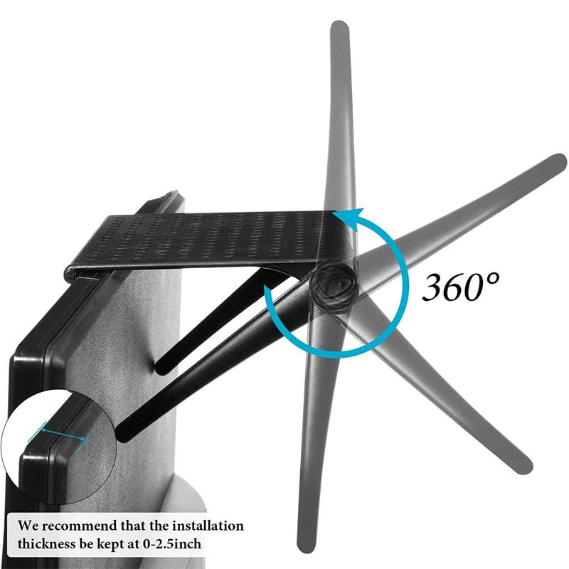  [AUSTRALIA] - Hniuyun 2 Pieces TV Screen Top Shelf Monitor Top Shelf for Cellphone/Computer Monitor/Media Boxes/Flat Screen TV (11.9inch)