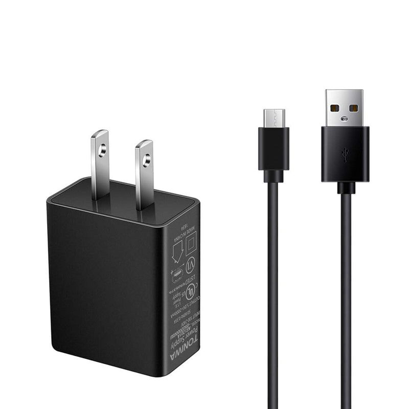  [AUSTRALIA] - USB Micro Charger Compatible Samsung Galaxy Note, Tab A, E, S2, 3, 4, 7.0" 8.0" 9.6" 9.7" 10.1", SM-T280/ 350/580/ 560/530 Tablet, Phone Galaxy J8, J7, J6, S7, S6, S5 with 5 FT Charging Cable Cord