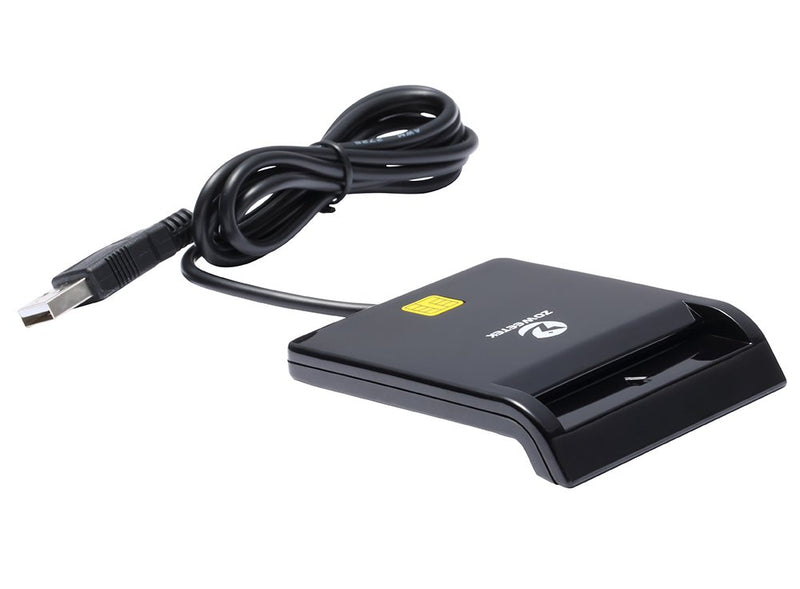 ZOWEETEK CAC Card Reader Military, Smart Card Reader DOD Military USB Common Access CAC, Compatible with Windows, Mac OS and Linux - LeoForward Australia