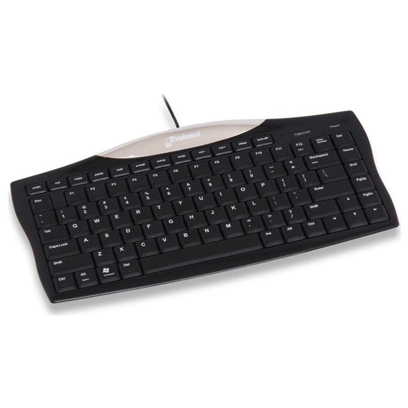 Evoluent Wired Essentials Full Featured Compact Keyboard - EKB - LeoForward Australia