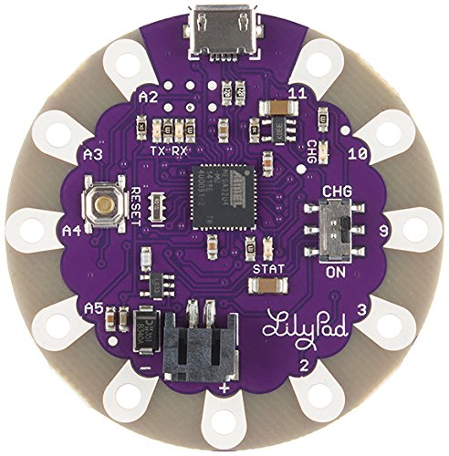  [AUSTRALIA] - AMX3d Lilypad Development Main Board - The Silver Dollar Sized Arduino Compatible Designed for e-Textile and Wearable Projects– Power by Battery or USB Connector Cable.