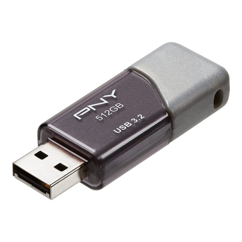  [AUSTRALIA] - PNY 512GB Turbo Attaché 3 USB 3.2 Flash Drive – 100MB/s Single