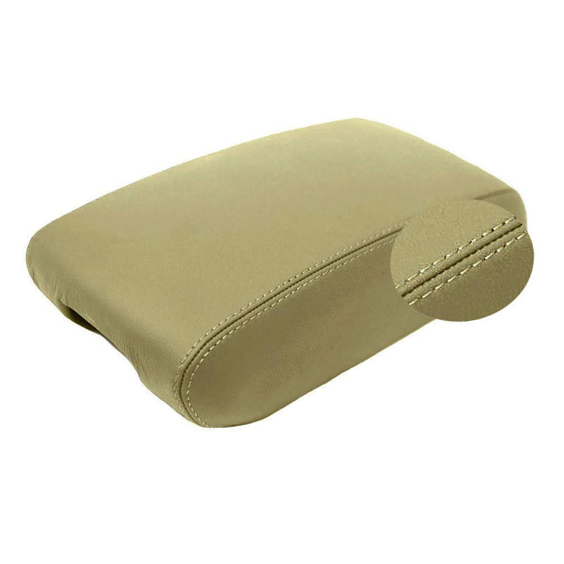 DSparts Center Console Lid Armrest Cover Leather Fit for Jeep Grand Cherokee 2011-2017 Leather Part Only Beige - LeoForward Australia