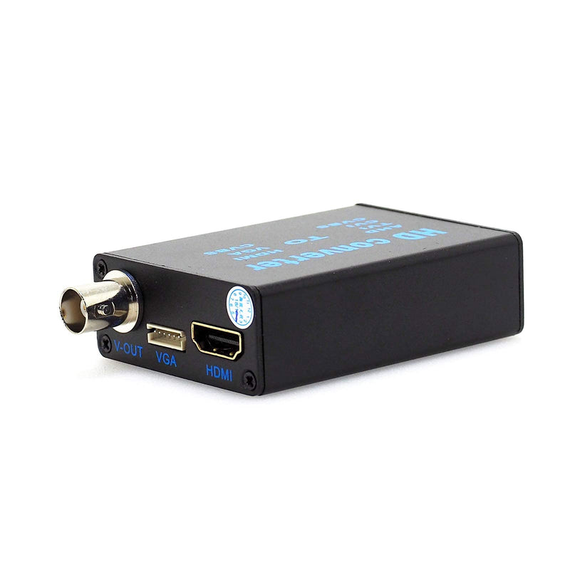  [AUSTRALIA] - BNC to HDMI Video Signal convertor , 4-in-1 Composite CVBS AHD TVI CVI to HDMI Video Converter Adapter Supporting BNC Cable to HDMI VGA BNC(CVBS) for Camera /DVR/ CCTV Security System