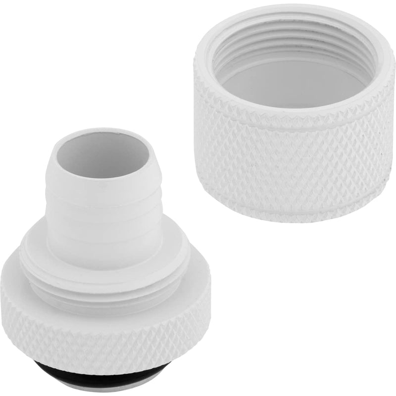  [AUSTRALIA] - CORSAIR Hydro X Series, XF Hardline, 12mm OD Fittings, Four Pack White 10/13mm Softline Fitting